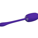 Kirk Rechargeable Vibrating Egg - Purple Pretty Love