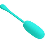 Kirk Rechargeable Vibrating Egg - Turquoise Pretty Love