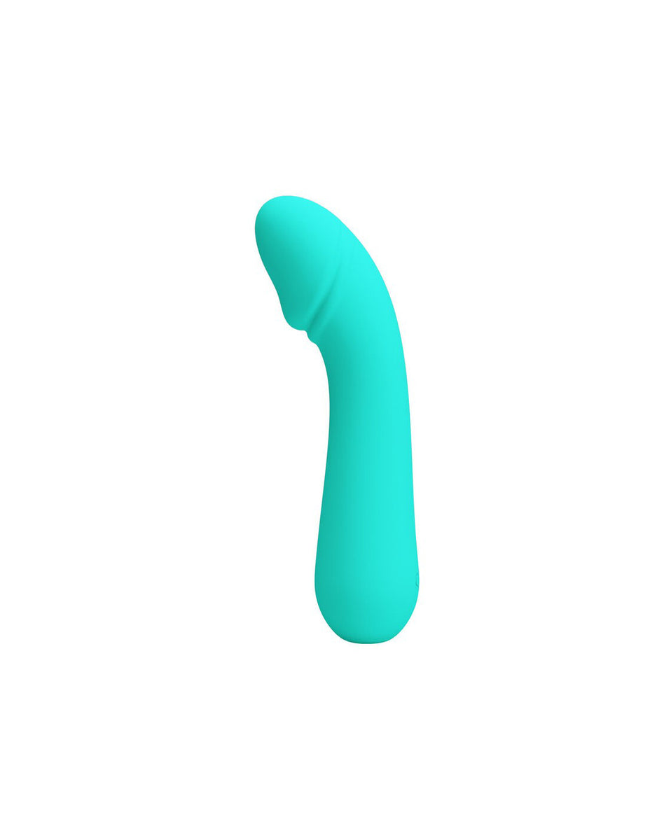 Cetus Rechargeable Vibrator - Turquoise Pretty Love