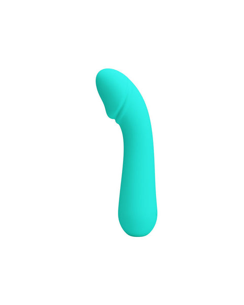 Cetus Rechargeable Vibrator - Turquoise Pretty Love