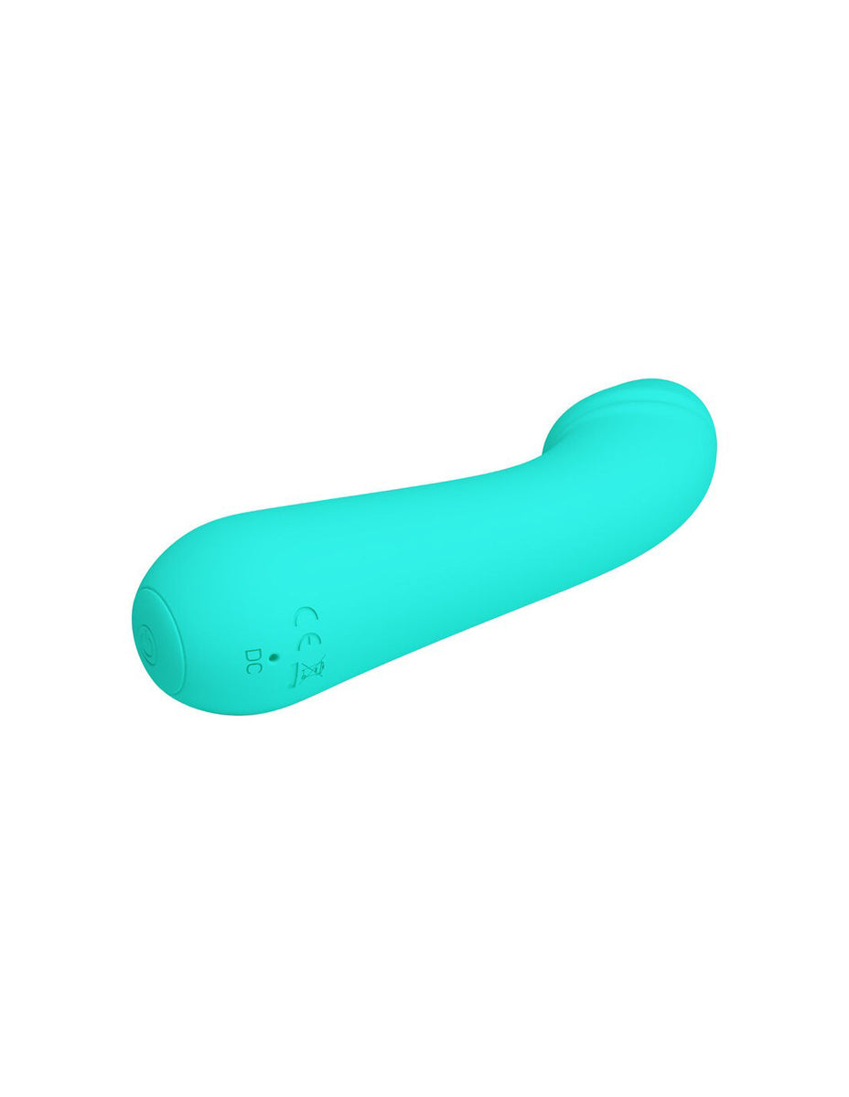 Cetus Rechargeable Vibrator - Turquoise Pretty Love