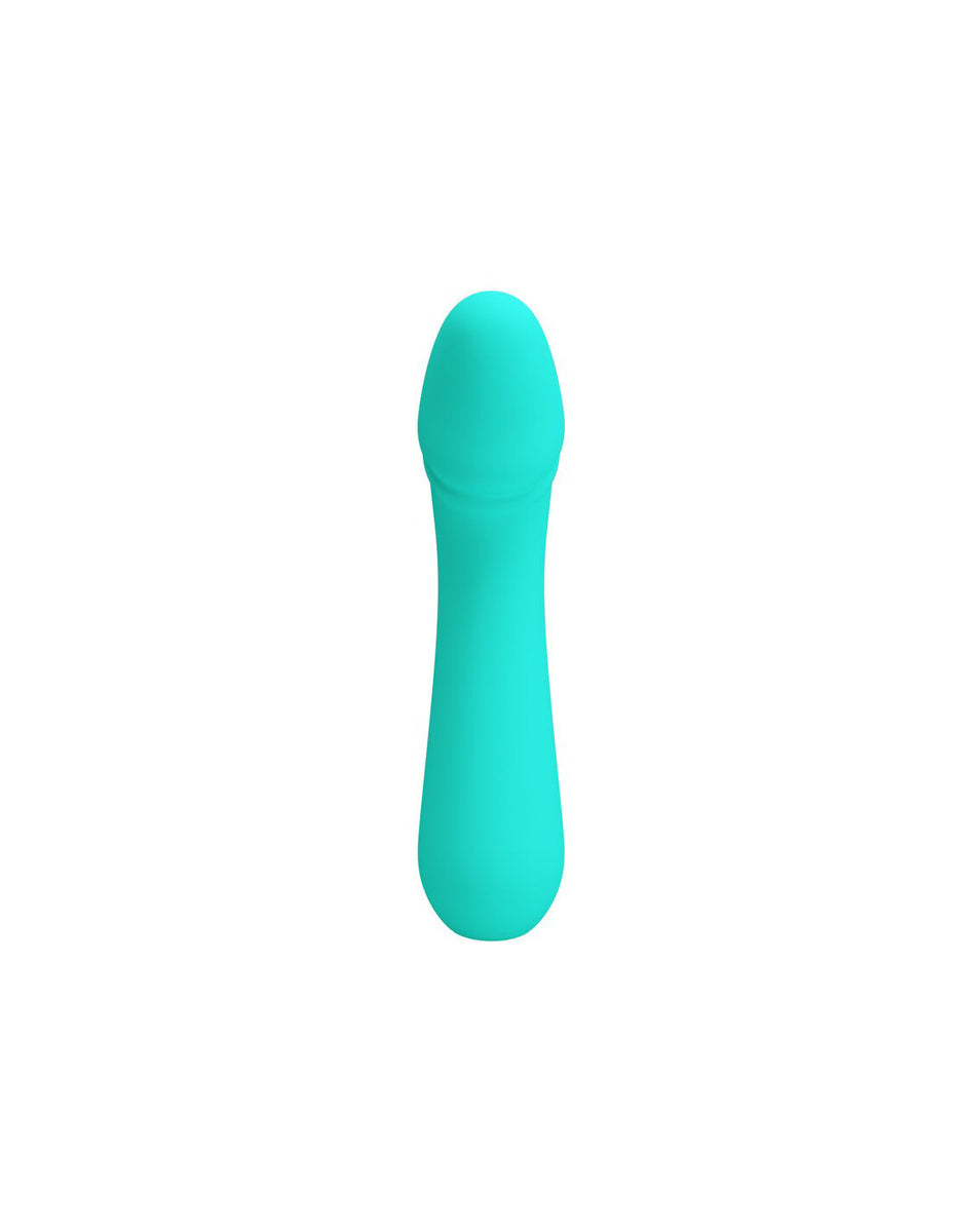 Cetus Rechargeable Vibrator - Turquoise Pretty Love