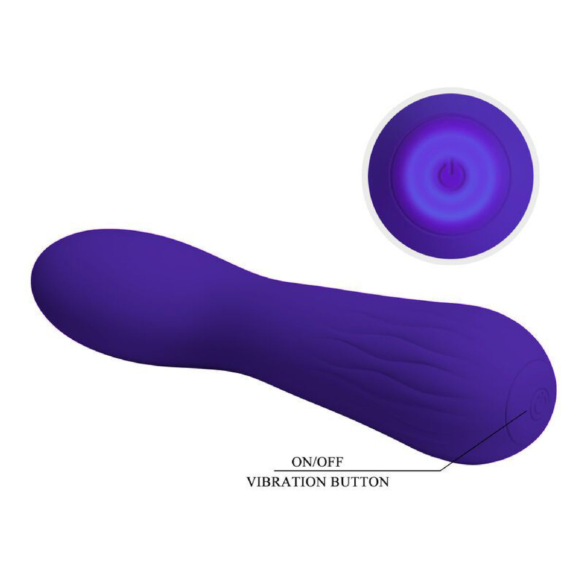 Faun Rechargeable Vibrator - Purple Pretty Love