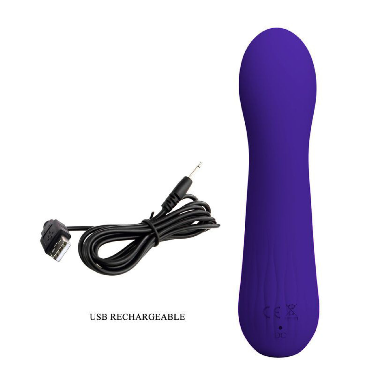 Faun Rechargeable Vibrator - Purple Pretty Love