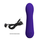 Faun Rechargeable Vibrator - Purple Pretty Love