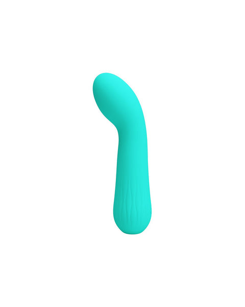 Faun Rechargeable Vibrator - Turquoise Pretty Love