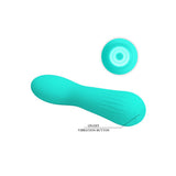 Faun Rechargeable Vibrator - Turquoise Pretty Love