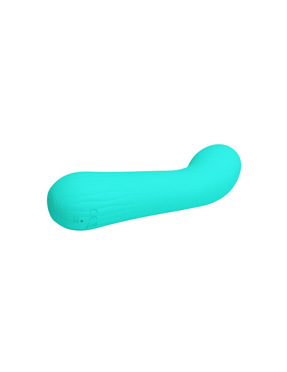 Faun Rechargeable Vibrator - Turquoise Pretty Love