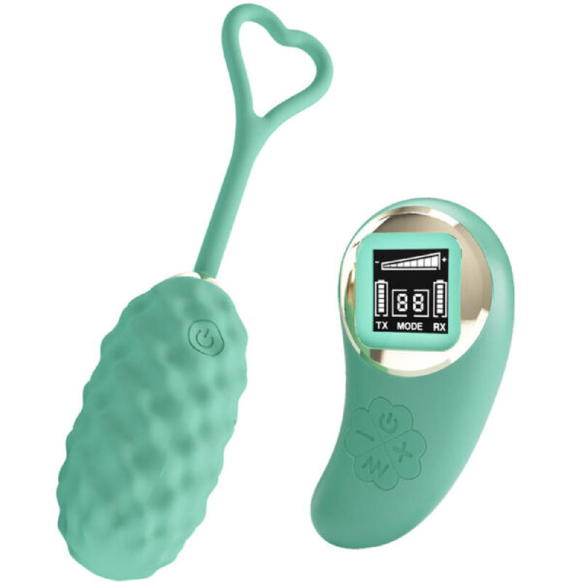 Vivian Remote Control Vibrating Egg - Turquoise Pretty Love