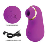 Pretty Love Romance Emily Sucking Clitoral  Massager - Fuchsia Pretty Love