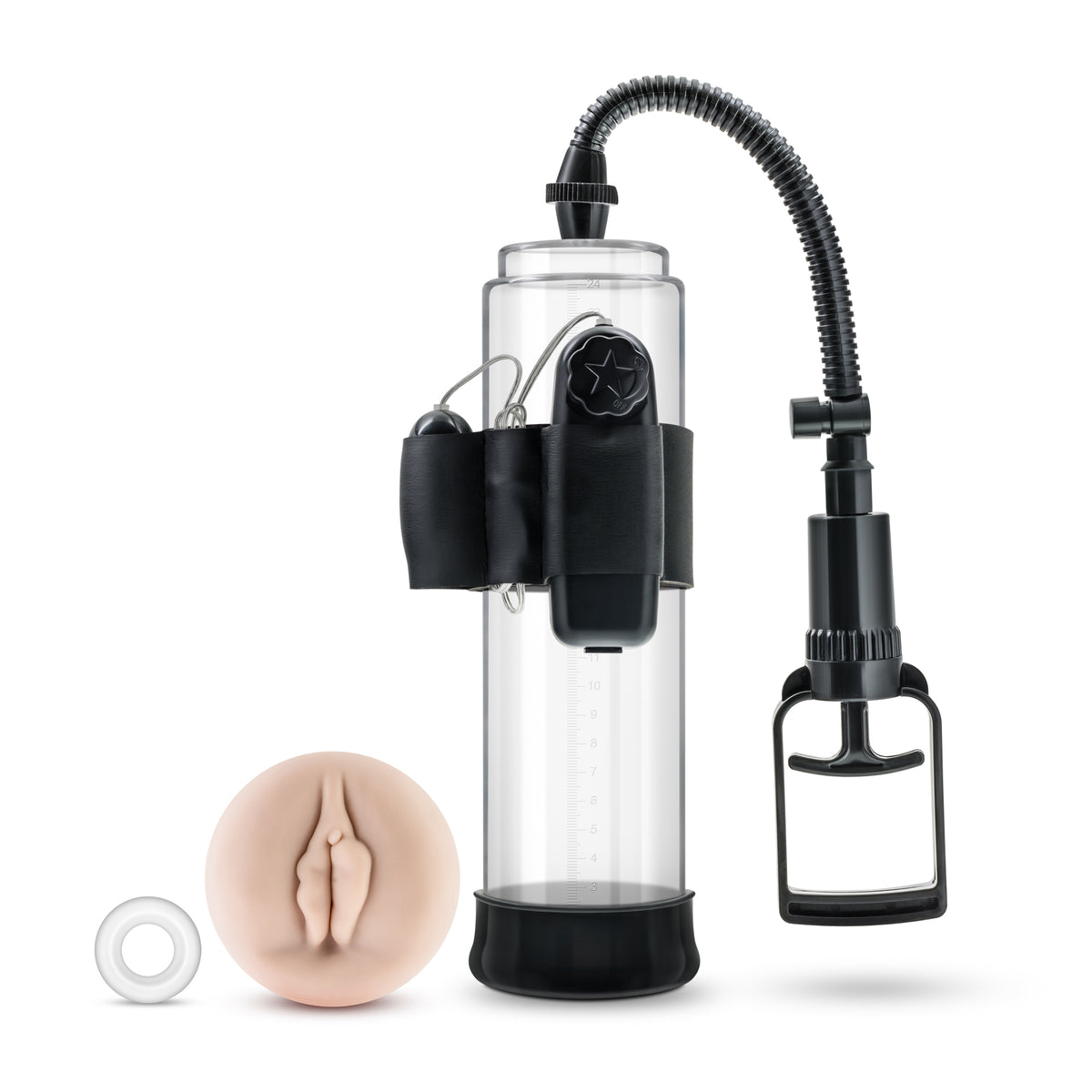 Performance Vx 4 - Male Enhancement Pump System - Clear Blush