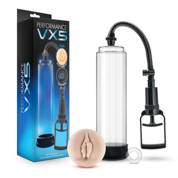 Performance - Vx5 Male Enhancement Pump System - Clear Blush