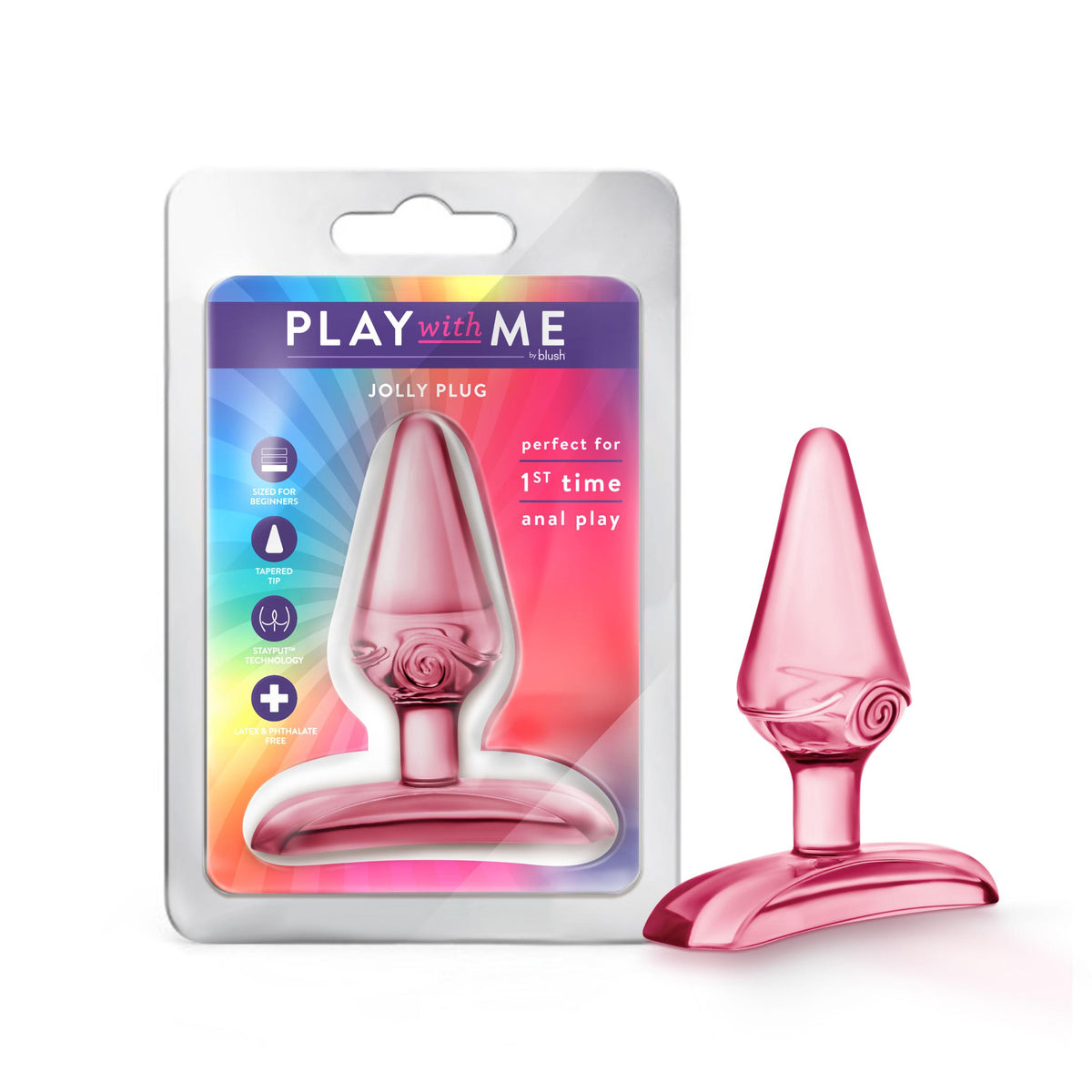 Play With Me - Jolly Plug - Pink Blush