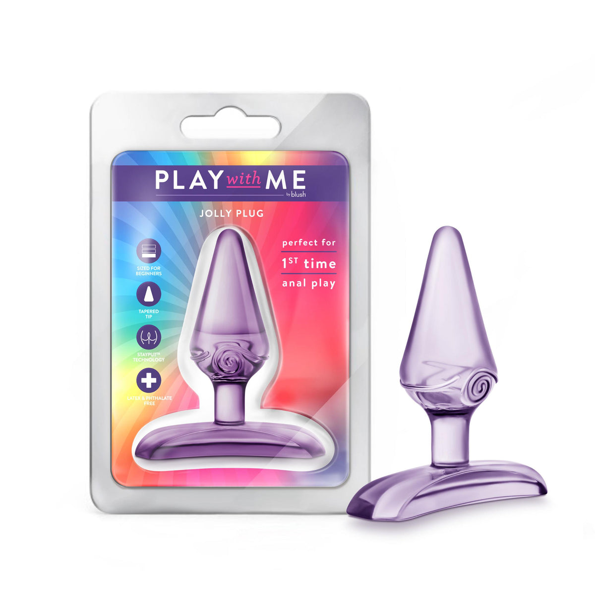 Play With Me -  Jolly Plug - Purple Blush