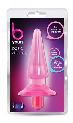 Sassy Vibra Plug - Pink Blush