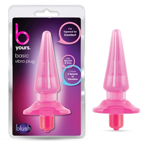 Sassy Vibra Plug - Pink Blush