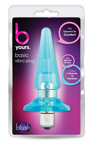 Sassy Vibra Plug - Blue Blush