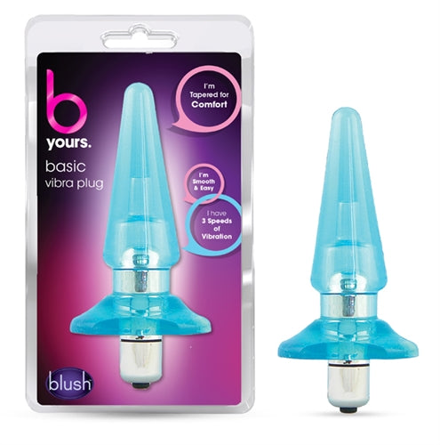 Sassy Vibra Plug - Blue Blush