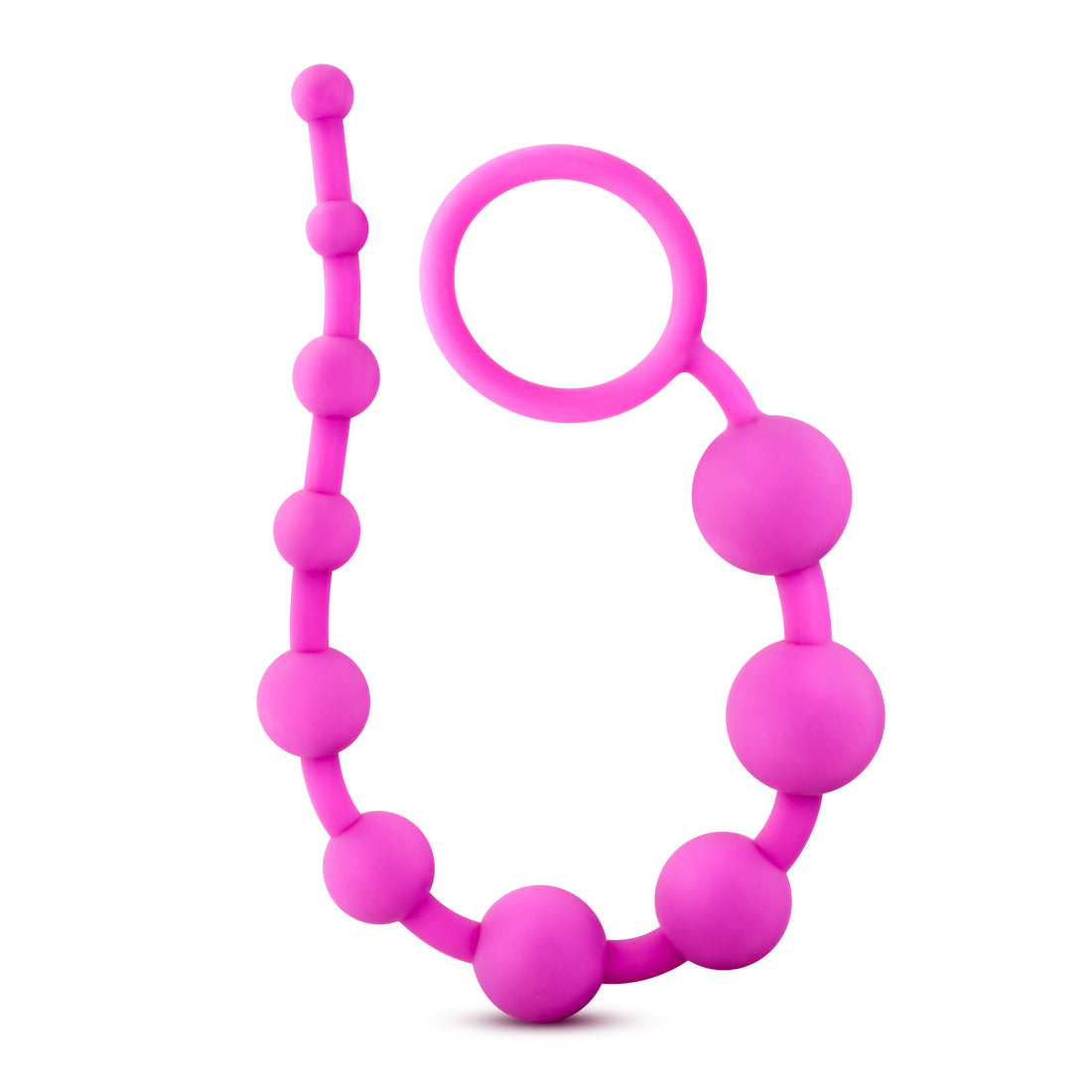 Luxe Silicone 10 Beads - Fuchsia Blush