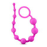 Luxe Silicone 10 Beads - Fuchsia Blush