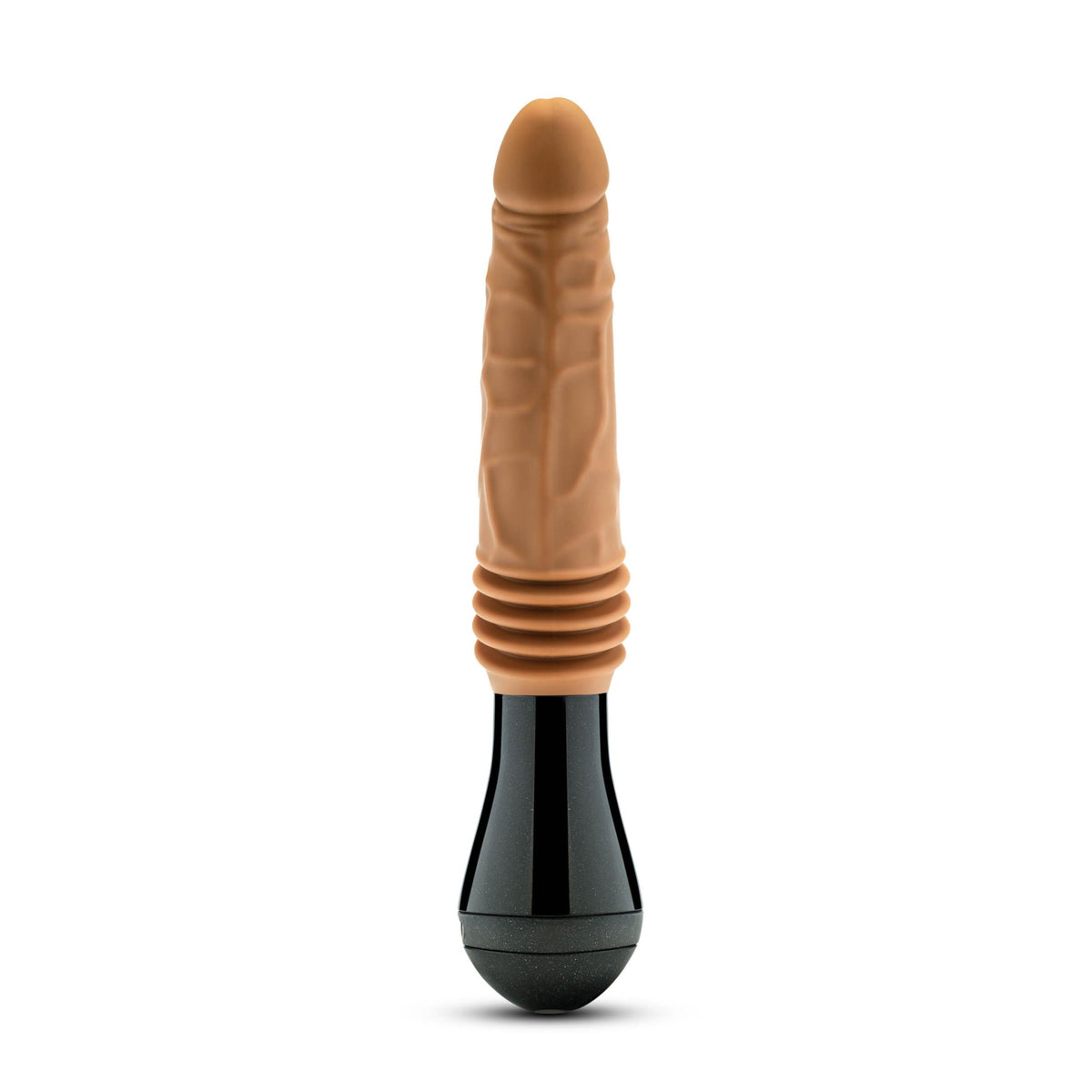 Dr. Skin Silicone - Dr. Arthur - Thrusting  Gyrating Vibrating Dildo - Tan Blush