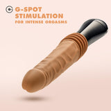 Dr. Skin Silicone - Dr. Arthur - Thrusting  Gyrating Vibrating Dildo - Tan Blush