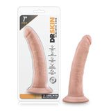 Dr. Skin 7 Inch Cock W / Suction Cup - Vanilla Blush