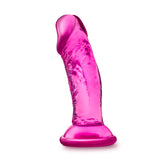 B Yours - Sweet n' Small 4 Inch Dildo With  Suction Cup - Pink Blush