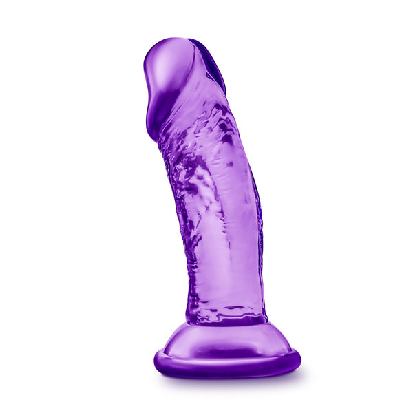 B Yours - Sweet n' Small 4 Inch Dildo With Suction Cup - Purple Blush