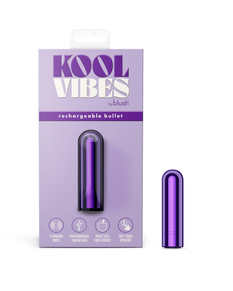 Kool Vibes - Rechargeable Mini Bullet - Grape Blush