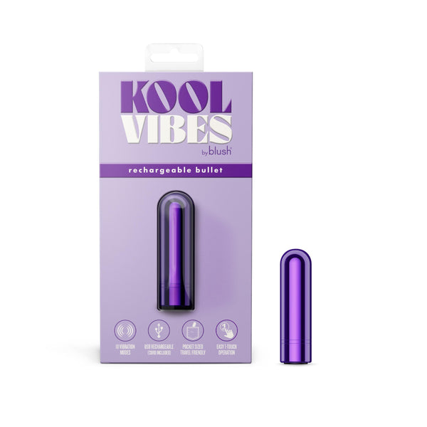 Kool Vibes - Rechargeable Mini Bullet - Grape Blush