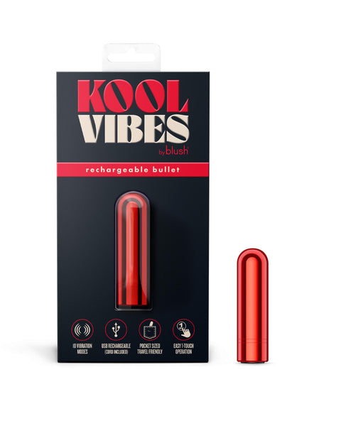 Kool Vibes - Rechargeable Mini Bullet - Cherry Blush