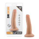 Dr. Skin - 5.5 Inch Cock With Suction Cup - Vanilla Blush