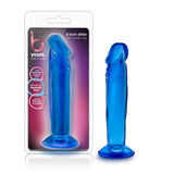 B Yours - Sweet n' Small 6 Inch Dildo With Suction Cup - Blue Blush