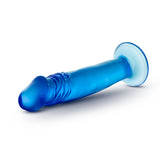 B Yours - Sweet n' Small 6 Inch Dildo With Suction Cup - Blue Blush