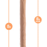 Dr. Skin - 19 Inch Dildo - Beige Blush