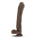 Dr. Skin Mr. Ed 13 Inch Dildo With Suction Cup - Chocolate Blush