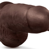 Au Naturel - Chub - 10 Inch Dildo - Chocolate Blush