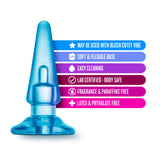 B Yours - Basic Anal Plug - Blue Blush