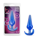 B Yours - Large Anal Plug - Blue Blush