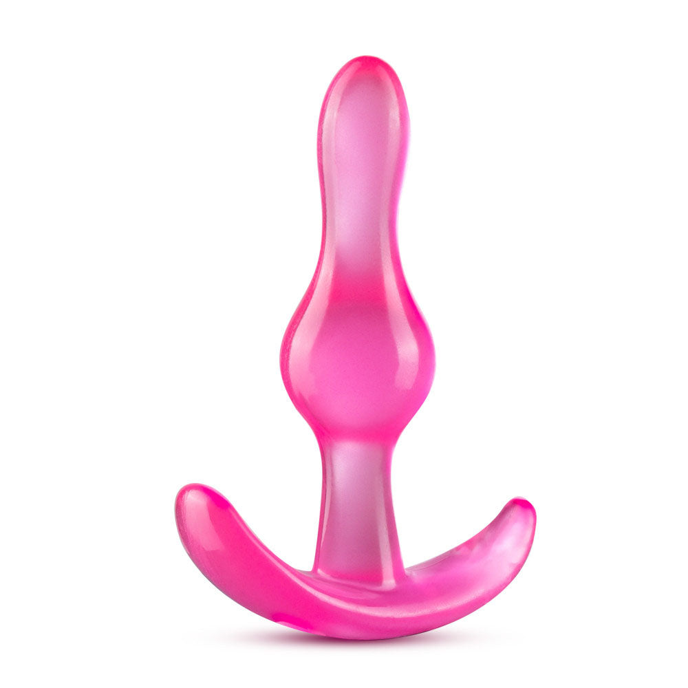 B Yours - Curvy Anal Plug - Pink Blush