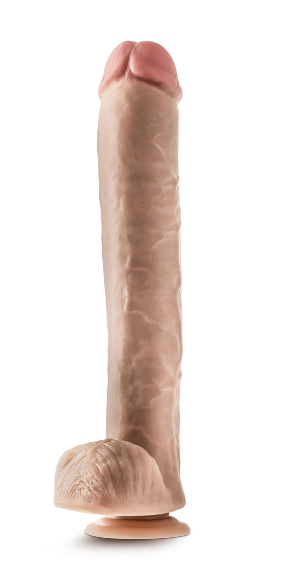 Dr. Skin - Dr. Michael - 14 Inch Dildo With Balls  - Beige Blush