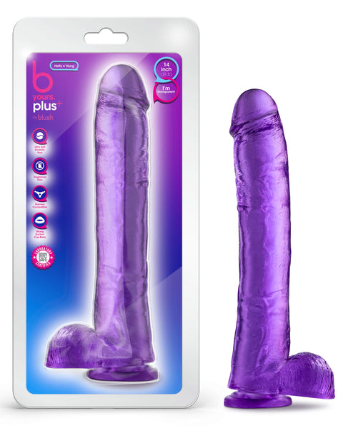 B Yours Plus - Hefty N Hung - Purple Blush