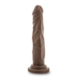 Dr. Skin Silicone - Dr. Carter - 7 Inch Dong With  Suction Cup - Chocolate Blush