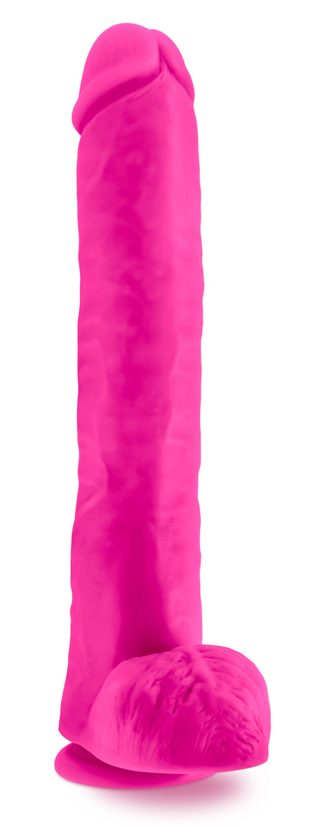 Au Naturel - Bold - Daddy - 14 Inch Dildo - Pink Blush