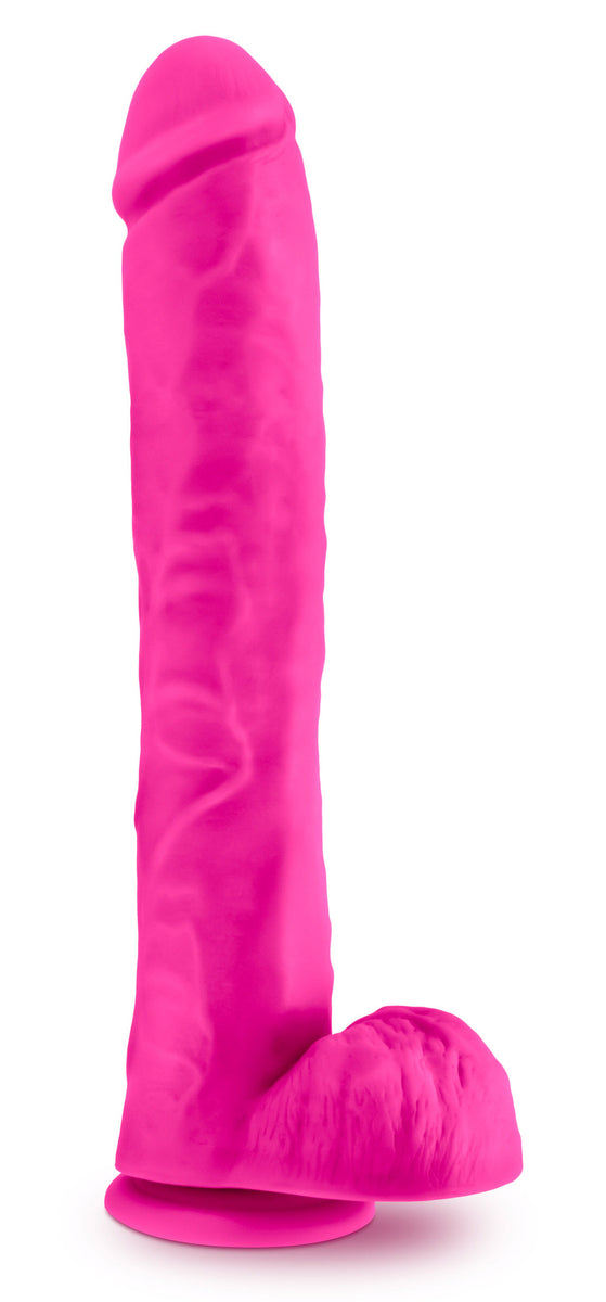 Au Naturel - Bold - Daddy - 14 Inch Dildo - Pink Blush