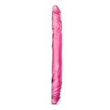 B Yours 14 Inch Double Dildo - Pink Blush