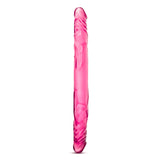 B Yours 14 Inch Double Dildo - Pink Blush