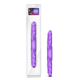 B Yours 14 Inch Double Dildo - Purple Blush