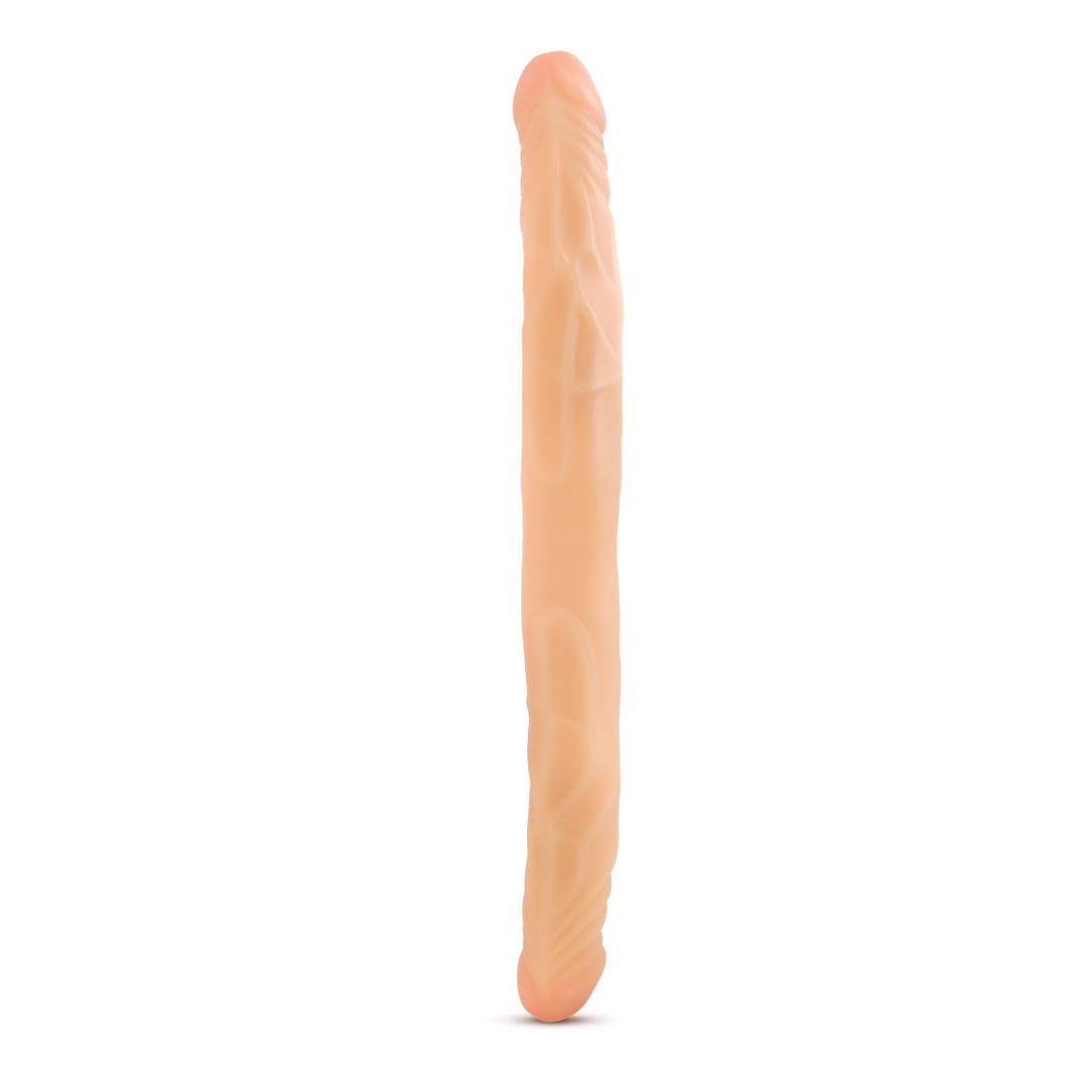 B Yours 14 Inch Double Dildo - Beige Blush